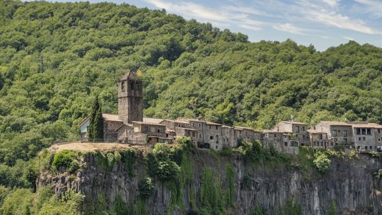 Medieval Village on Mountain Top