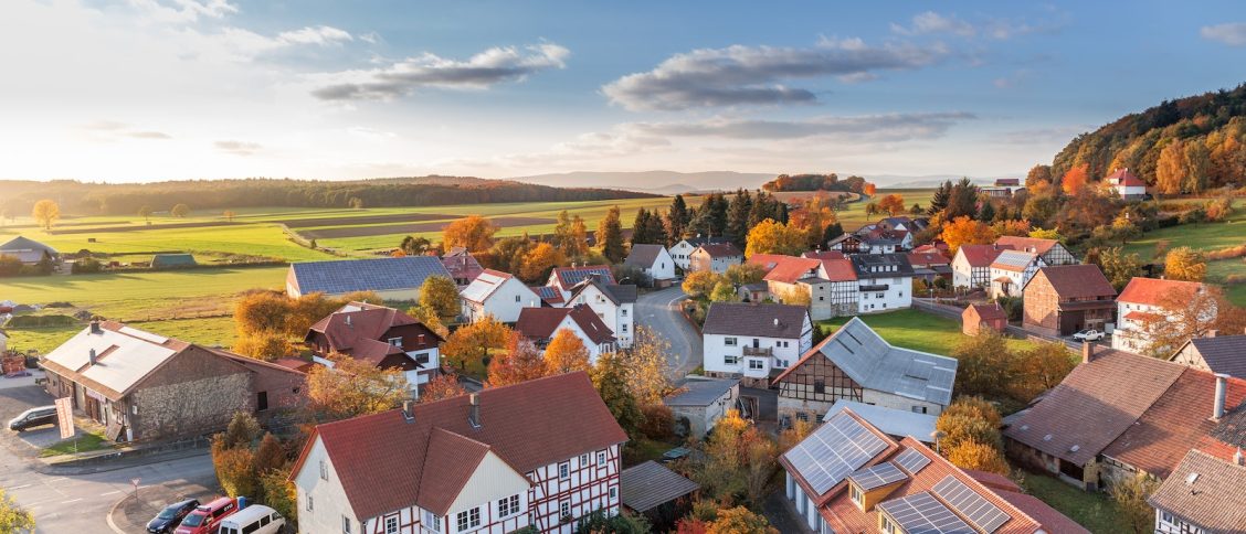 High Angle Photography of Village