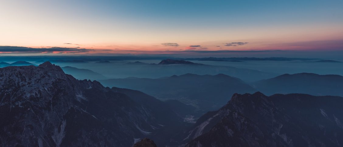 Aerial Photography of Mountains