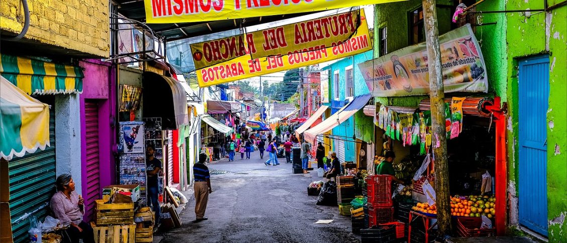 market, street, mexico