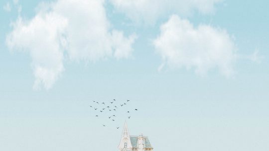 House in the Middle of Crop Field