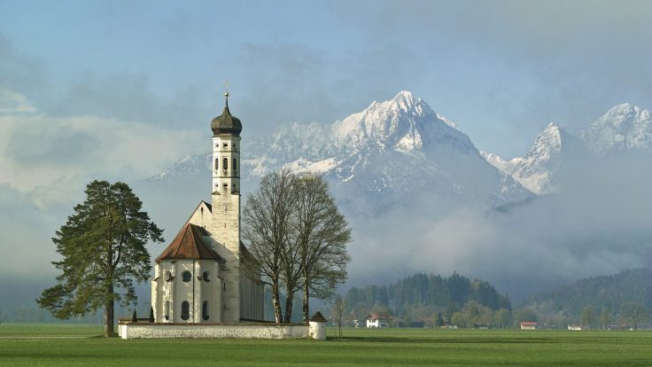 saint coloman, church, architecture